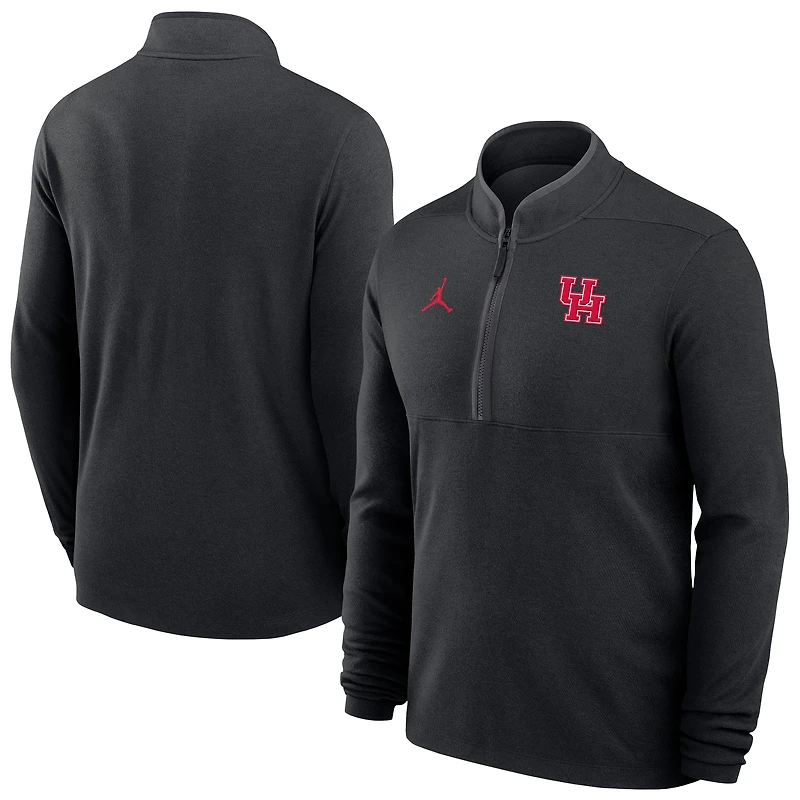 Men's Nike Black Houston Cougars Dri-FIT Victory Quarter-Zip Pullover
