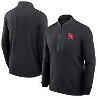 Men's Nike Black Houston Cougars Dri-FIT Victory Quarter-Zip Pullover