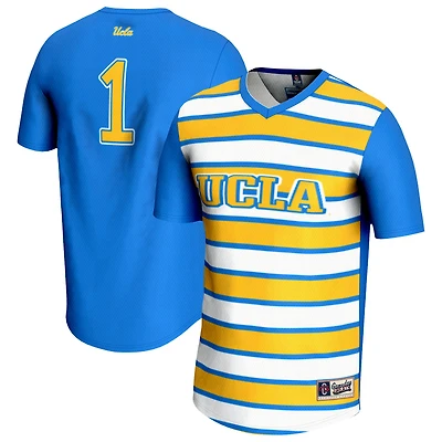 Youth GameDay Greats #1 Blue UCLA Bruins Lightweight Soccer Fashion Jersey