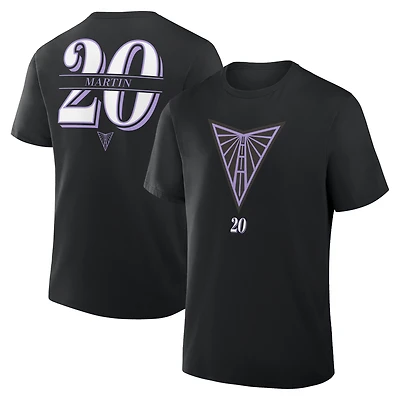 Men's Fanatics Kate Martin Eclipse Black Golden State Valkyries The Paint Name & Number T-Shirt