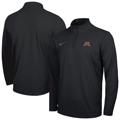 Men's Nike Black Minnesota Golden Gophers Intensity Performance Quarter-Zip Pullover