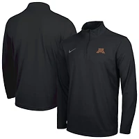 Men's Nike Black Minnesota Golden Gophers Intensity Performance Quarter-Zip Pullover