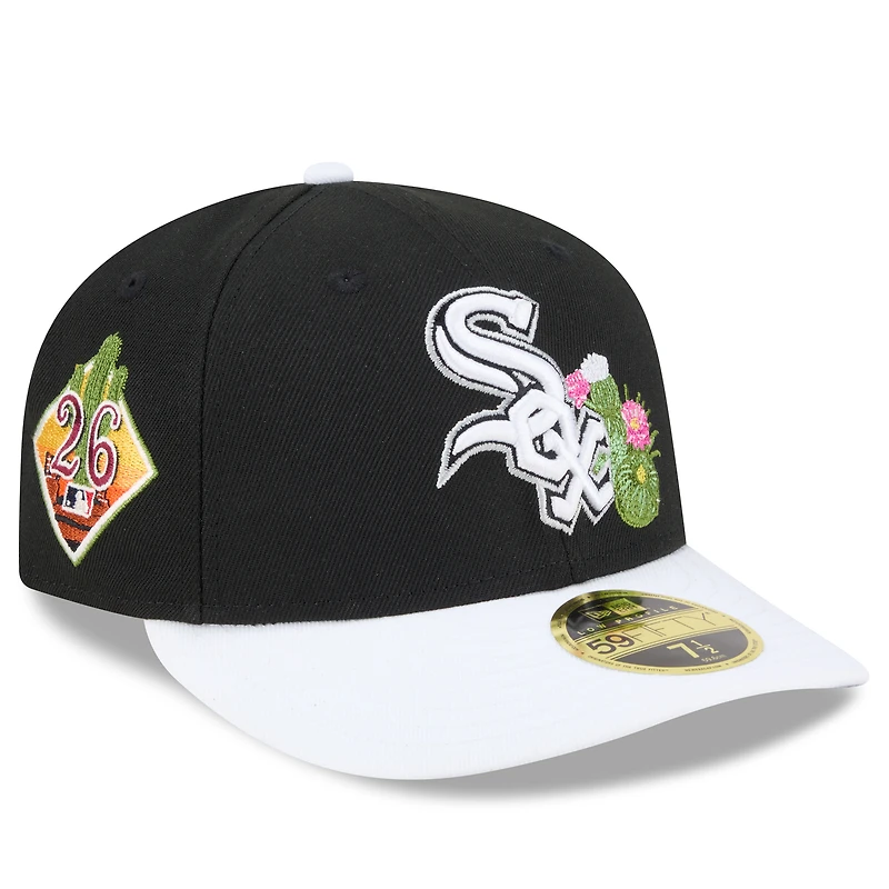Men's New Era  Black/White Chicago White Sox 2026 Spring Training Low Profile 59FIFTY Fitted Hat