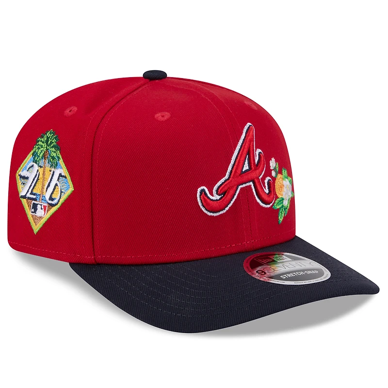 Men's New Era  Red/Navy Atlanta Braves 2026 Spring Training 9SEVENTY Adjustable Hat