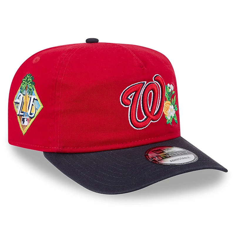 Youth New Era  Red/Black Washington Nationals 2026 Spring Training 19TWENTY Adjustable Hat