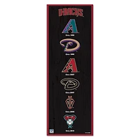 WinCraft Arizona Diamondbacks 6" x 17" Logo Evolution Wood Sign
