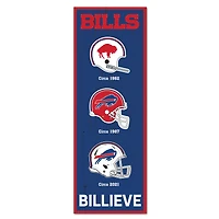 WinCraft Buffalo Bills 6" x 17" Logo Evolution Wood Sign