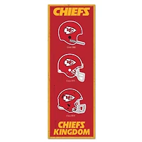 WinCraft Kansas City Chiefs 6" x 17" Logo Evolution Wood Sign