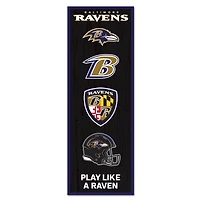 WinCraft Baltimore Ravens 6" x 17" Logo Evolution Wood Sign