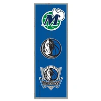 WinCraft Dallas Mavericks 6" x 17" Logo Evolution Wood Sign