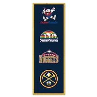 WinCraft Denver Nuggets 6" x 17" Logo Evolution Wood Sign