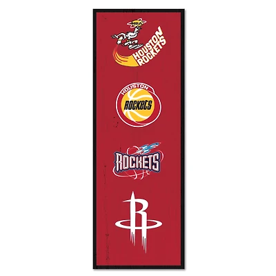 WinCraft Houston Rockets 6" x 17" Logo Evolution Wood Sign