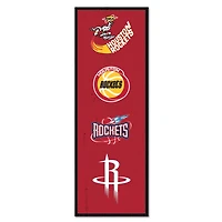 WinCraft Houston Rockets 6" x 17" Logo Evolution Wood Sign