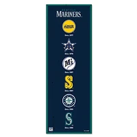 WinCraft Seattle Mariners 6" x 17" Logo Evolution Wood Sign