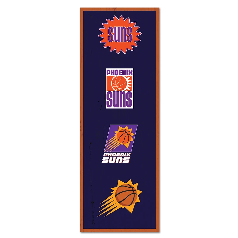 WinCraft Phoenix Suns 6" x 17" Logo Evolution Wood Sign