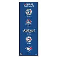 WinCraft Toronto Blue Jays 6" x 17" Logo Evolution Wood Sign