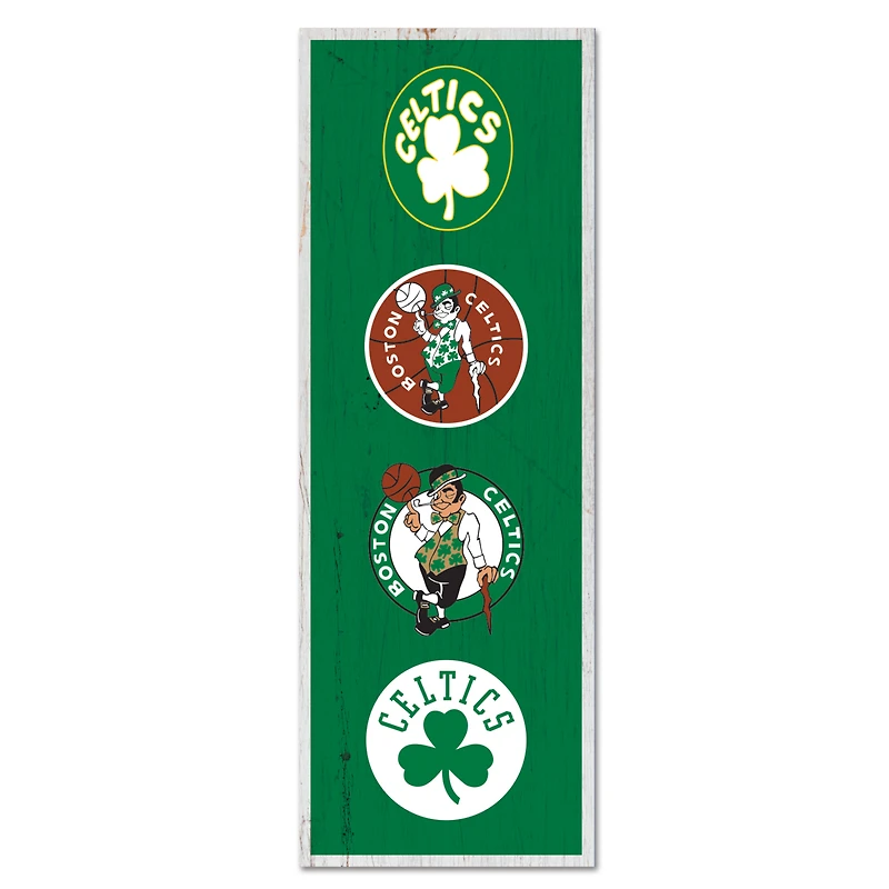 WinCraft Boston Celtics 6" x 17" Logo Evolution Wood Sign