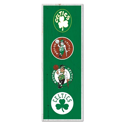 WinCraft Boston Celtics 6" x 17" Logo Evolution Wood Sign