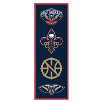 WinCraft New Orleans Pelicans 6" x 17" Logo Evolution Wood Sign