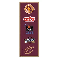 WinCraft Cleveland Cavaliers 6" x 17" Logo Evolution Wood Sign