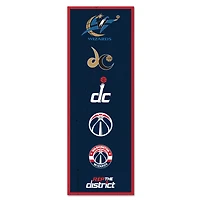WinCraft Washington Wizards 6" x 17" Logo Evolution Wood Sign