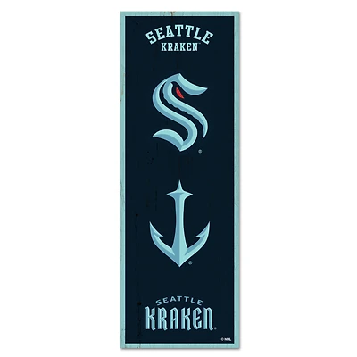WinCraft Seattle Kraken 6" x 17" Logo Evolution Wood Sign