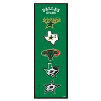 WinCraft Dallas Stars 6" x 17" Logo Evolution Wood Sign