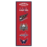 WinCraft Washington Capitals 6" x 17" Logo Evolution Wood Sign