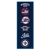 WinCraft Winnipeg Jets 6" x 17" Logo Evolution Wood Sign