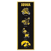 WinCraft Iowa Hawkeyes 6" x 17" Logo Evolution Wood Sign