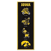 WinCraft Iowa Hawkeyes 6" x 17" Logo Evolution Wood Sign