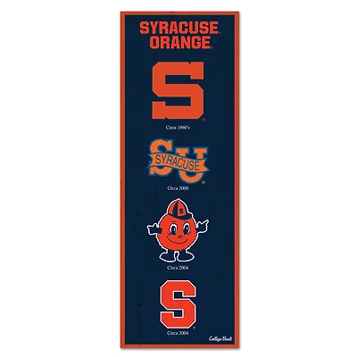 WinCraft Syracuse Orange 6" x 17" Logo Evolution Wood Sign