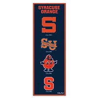 WinCraft Syracuse Orange 6" x 17" Logo Evolution Wood Sign