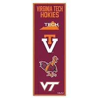 WinCraft Virginia Tech Hokies 6" x 17" Logo Evolution Wood Sign
