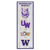 WinCraft Washington Huskies 6" x 17" Logo Evolution Wood Sign