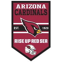 WinCraft Arizona Cardinals 11" x 17" Chevron Wood Sign