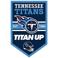WinCraft Tennessee Titans 11" x 17" Chevron Wood Sign