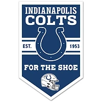 WinCraft Indianapolis Colts 11" x 17" Chevron Wood Sign