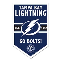 WinCraft Tampa Bay Lightning 11" x 17" Chevron Wood Sign