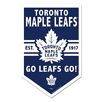WinCraft Toronto Maple Leafs 11" x 17" Chevron Wood Sign
