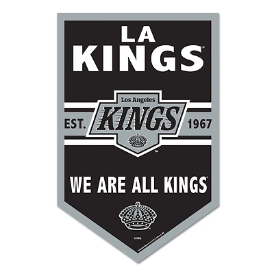 WinCraft Los Angeles Kings 11" x 17" Chevron Wood Sign