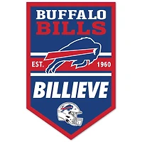 WinCraft Buffalo Bills 11" x 17" Chevron Wood Sign
