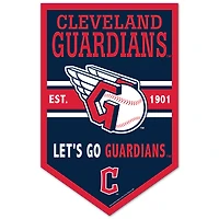 WinCraft Cleveland Guardians 11" x 17" Chevron Wood Sign