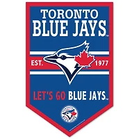 WinCraft Toronto Blue Jays 11" x 17" Chevron Wood Sign