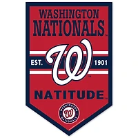 WinCraft Washington Nationals 11" x 17" Chevron Wood Sign