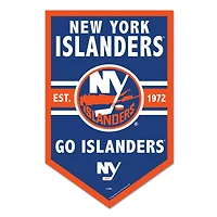 WinCraft New York Islanders 11" x 17" Chevron Wood Sign
