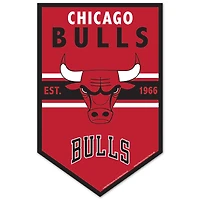 WinCraft Chicago Bulls 11" x 17" Chevron Wood Sign