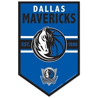 WinCraft Dallas Mavericks 11" x 17" Chevron Wood Sign