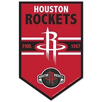 WinCraft Houston Rockets 11" x 17" Chevron Wood Sign