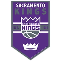 WinCraft Sacramento Kings 11" x 17" Chevron Wood Sign